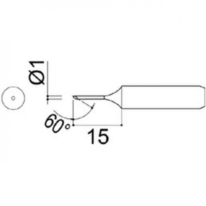 Наконечник HAKKO 900M-T-1CF Наконечник HAKKO 900M-T-1CF