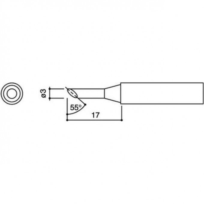 Наконечник HAKKO 900M-T-S10 Наконечник HAKKO 900M-T-S10