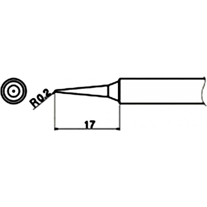 Наконечник HAKKO для HAKKO DASH FX-650 T34-I Наконечник HAKKO для HAKKO DASH FX-650 T34-I