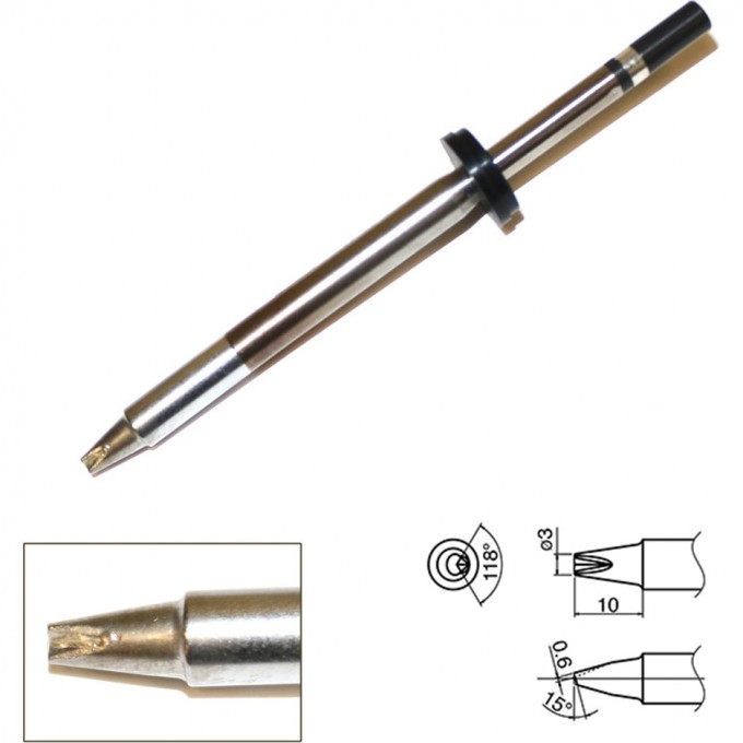 Наконечник HAKKO для станции FX-801 T33-SS1610 Наконечник HAKKO для станции FX-801 T33-SS1610