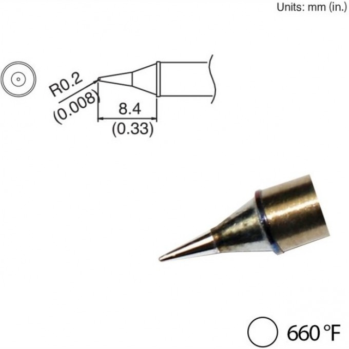 Наконечник HAKKO для станций FX-100 (350℃) T31-03I Наконечник HAKKO для станций FX-100 (350℃) T31-03I