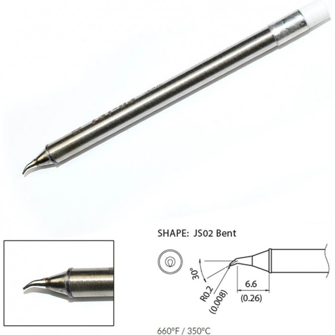 Наконечник HAKKO для станций FX-100 (350℃) T31-03JS02 Наконечник HAKKO для станций FX-100 (350℃) T31-03JS02