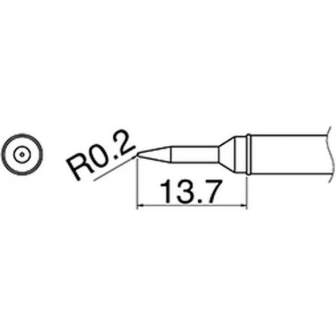 Наконечник HAKKO для станций FX-100 (400℃) T31-02SBL
