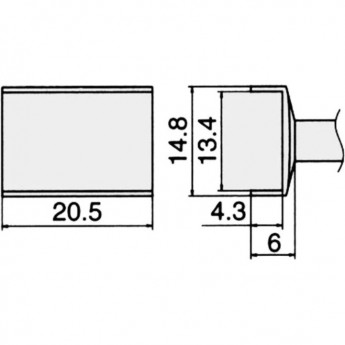 Наконечник HAKKO T12-1009