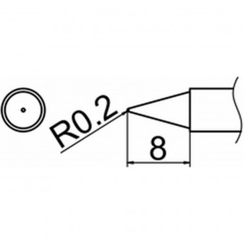 Наконечник HAKKO T12-BZ
