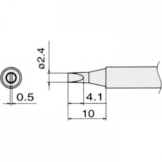 Наконечник HAKKO T13-D24 Наконечник HAKKO T13-D24