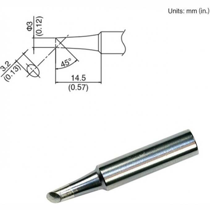 Наконечник HAKKO T18-C3 Наконечник HAKKO T18-C3