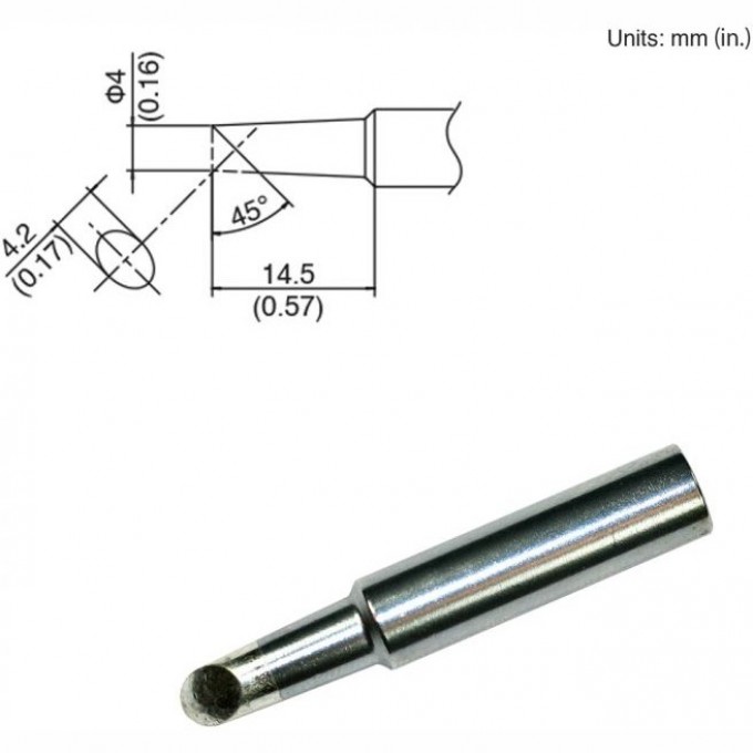 Наконечник HAKKO T18-C4 Наконечник HAKKO T18-C4