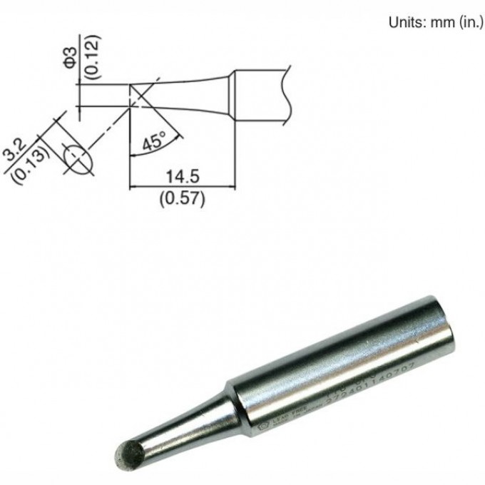 Наконечник HAKKO T18-CF3 Наконечник HAKKO T18-CF3