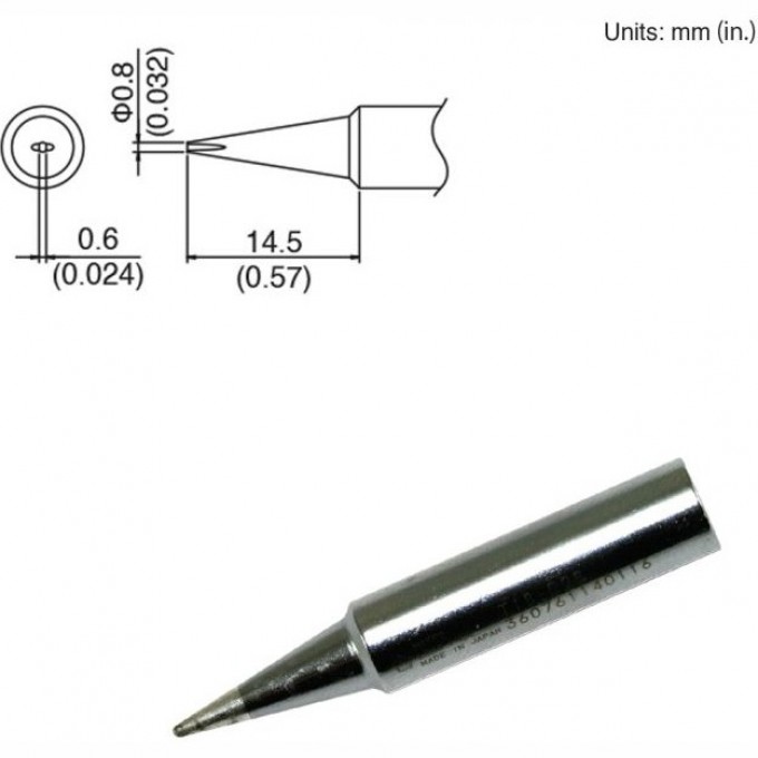 Наконечник HAKKO T18-D08 Наконечник HAKKO T18-D08