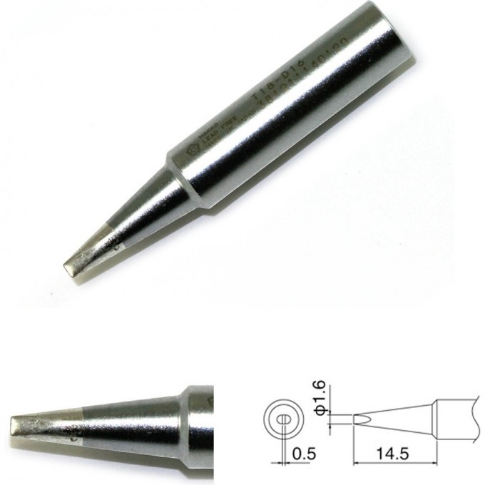 Наконечник HAKKO T18-D16 Наконечник HAKKO T18-D16