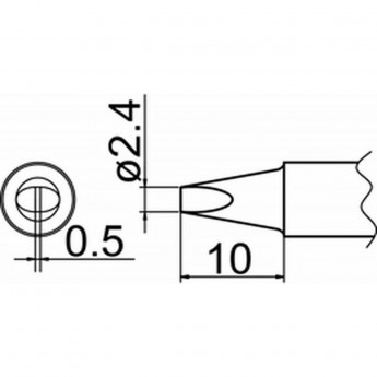 Наконечник HAKKO T20-D24