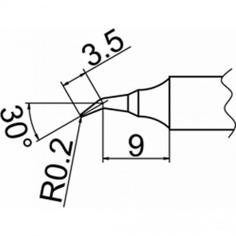 Наконечник HAKKO T20-J02