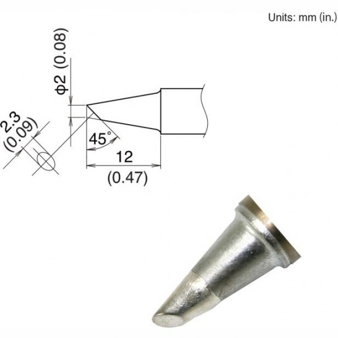 Наконечник HAKKO T22-BC2 Наконечник HAKKO T22-BC2