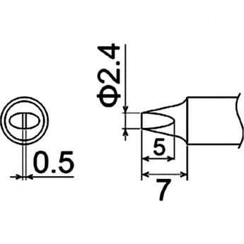 Наконечник HAKKO T22-D24