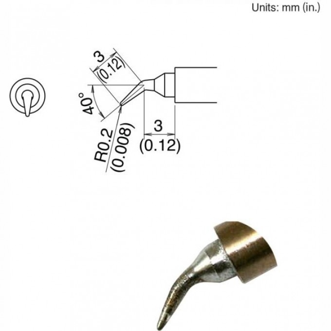 Наконечник HAKKO T30-J Наконечник HAKKO T30-J