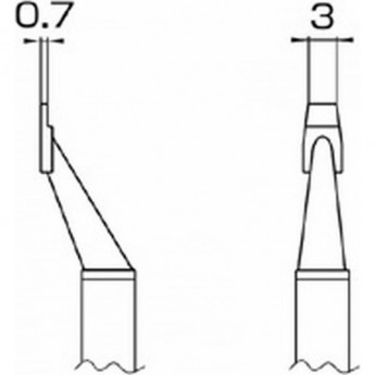 Наконечник HAKKO T8-1013