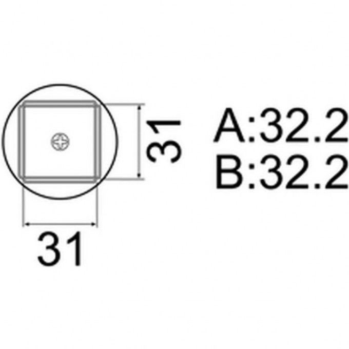 Сменная головка HAKKO для HAKKO FR-803B, 32х32 A1265B Сменная головка HAKKO для HAKKO FR-803B, 32х32 A1265B