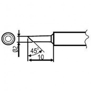 Сменная головка HAKKO T1-2BC для станций FX-951