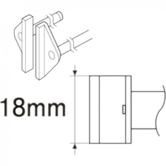 Сменная головка HAKKO для термопинцета HAKKO 950 (C1311), 18L A1383 Сменная головка HAKKO для термопинцета HAKKO 950 (C1311), 18L A1383