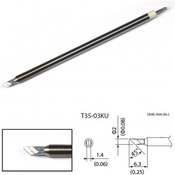 Сменный наконечник HAKKO T35-03KU (350℃)