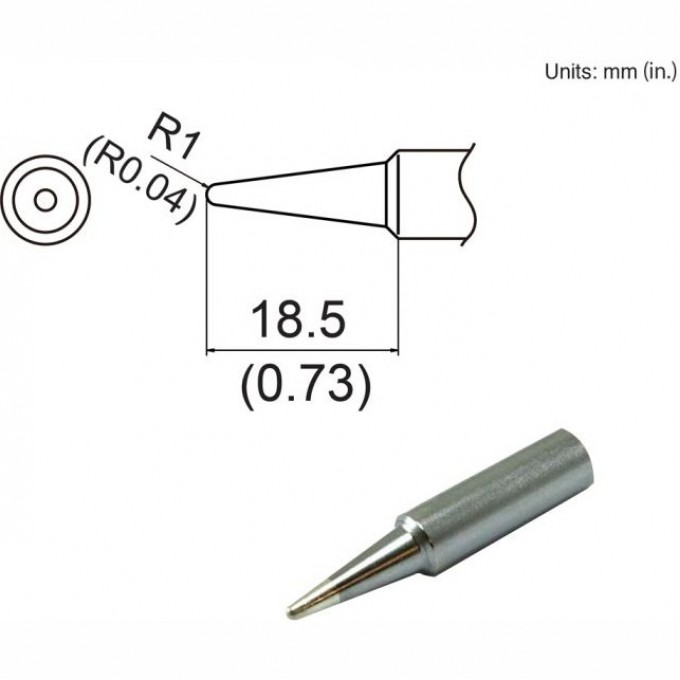 Сменный наконечник HAKKO T19-B2 Сменный наконечник HAKKO T19-B2