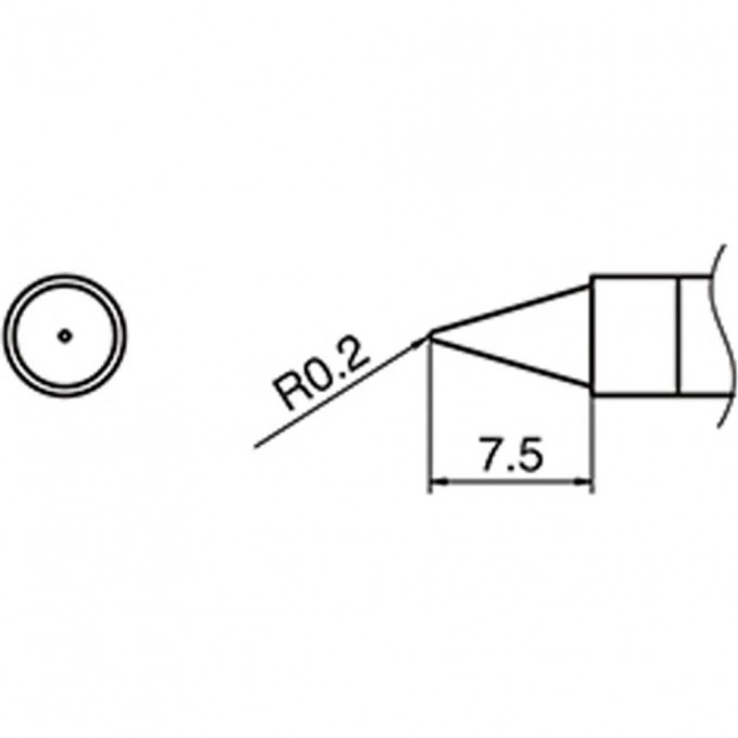Сменный наконечник HAKKO T36-BC1 Сменный наконечник HAKKO T36-BC1
