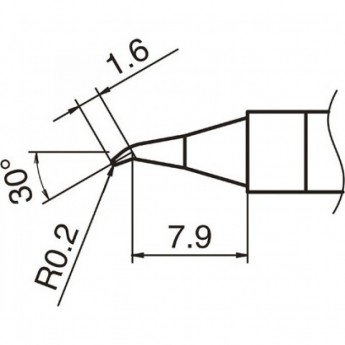 Сменный наконечник HAKKO T36-JS02